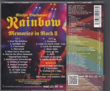 3CD/DVD Rainbow: Memories In Rock II LTD