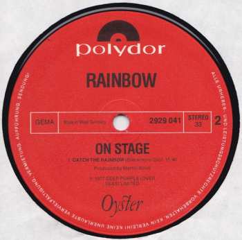 2LP Rainbow: On Stage
