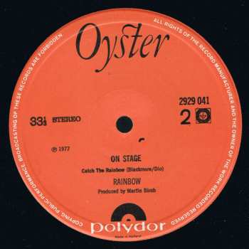 2LP Rainbow: On Stage