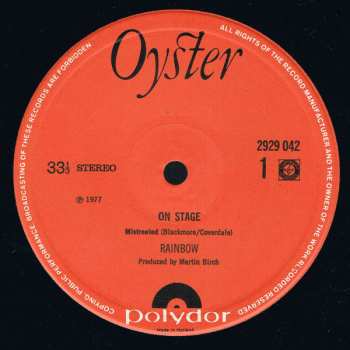 2LP Rainbow: On Stage