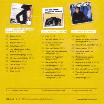 3CD/Coffret Rainhard Fendrich: Austro Klassiker Hoch 3