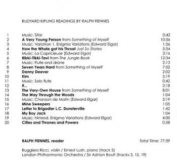 CD Ralph Fiennes: Kipling