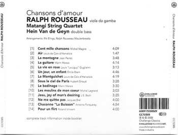 CD Matangi Quartet: Chansons D`Amour