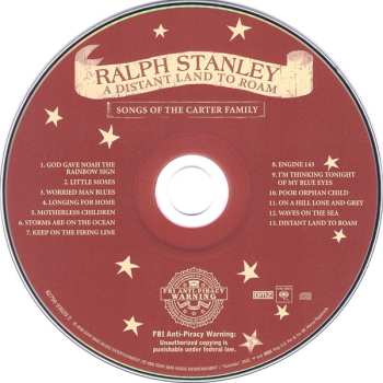 CD Ralph Stanley: A Distant Land To Roam (Songs Of The Carter Family)