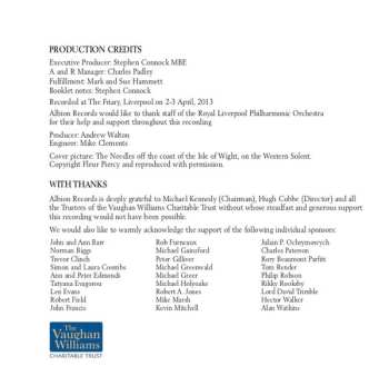 CD Ralph Vaughan Williams: The Solent: Fifty Years Of Music By Ralph Vaughan Williams