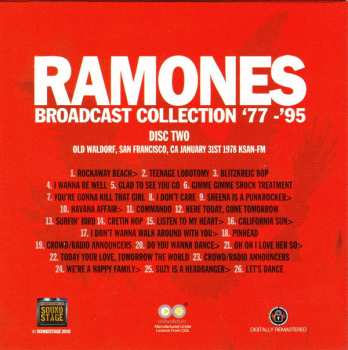 9CD/Coffret Ramones: Broadcast Collection '77-'95