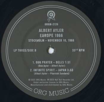 4LP/Coffret Ramones: Europe 1966 LTD