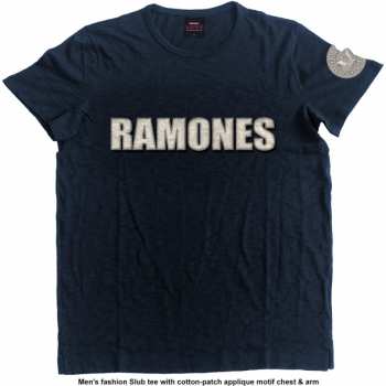 Merch Ramones: Brodé T-shirt Logo Ramones & Presidential Seal 