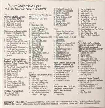 6CD/Coffret Spirit: The Euro-American Years 1979-1983