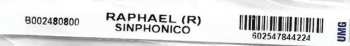 CD/DVD Raphaël: Sinphónico
