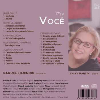 CD Raquel Lojendio: P'ra Você
