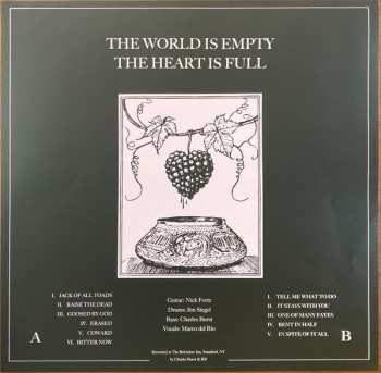 LP Raspberry Bulbs: The World Is Empty, The Heart Is Full