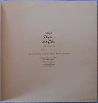 LP Maurice Ravel: Daphnis And Chloe