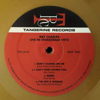 LP Ray Charles: Live In Stockholm 1972 LTD | CLR