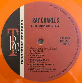 LP Ray Charles: Love Country Style CLR