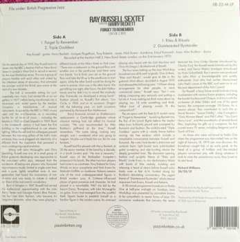 LP Harry Beckett: Forget To Remember (Live Vol. 2: 1970)