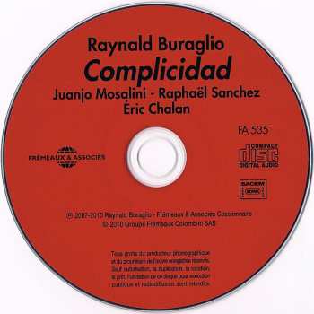 CD Raynald Buraglio: Complicidad