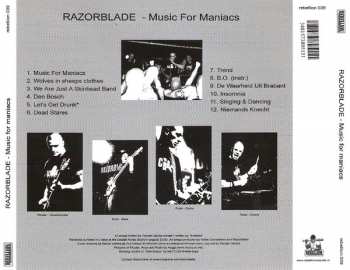CD Razorblade: Music For Maniacs