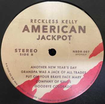 2LP Reckless Kelly: American Jackpot / American Girls