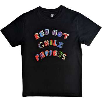 Merch Red Hot Chili Peppers: T-shirt Colourful Letters