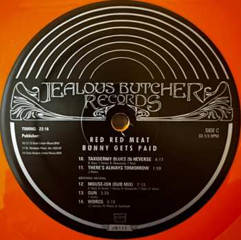 2LP Red Red Meat: Bunny Gets Paid CLR | LTD