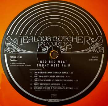 2LP Red Red Meat: Bunny Gets Paid CLR | LTD