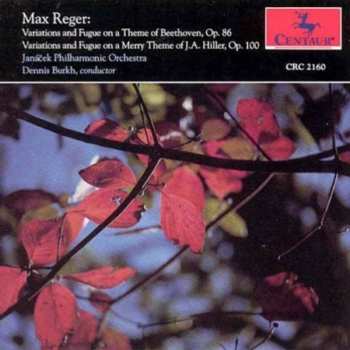 Album Reger / Janacek / Burkh / Phil Orch: Var & Fugue On A Theme Of Beethoven Op 86