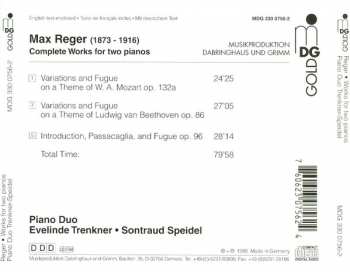 CD Max Reger: Works For Two Pianos