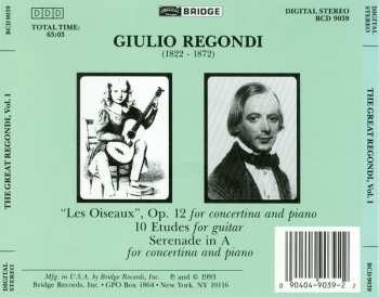 CD Giulio Regondi: The Great Regondi, Vol 1