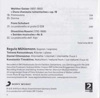 CD Regula Mühlemann: Lieder Der Heimat = Songs From Home