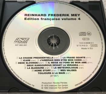 CD Reinhard Mey: Edition Française Vol. 4