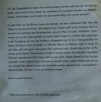 2CD Reinhard Mey: !Ich Kann