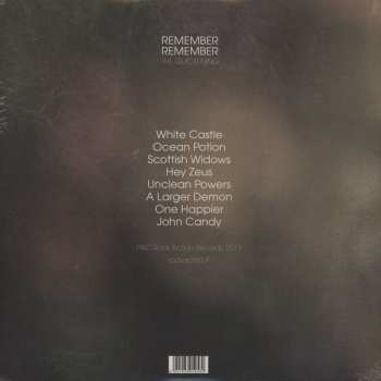 CD Remember Remember: The Quickening