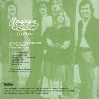 3CD/Coffret Renaissance: A Song For All Seasons DLX