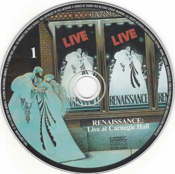 3CD/Coffret Renaissance: Live At Carnegie Hall