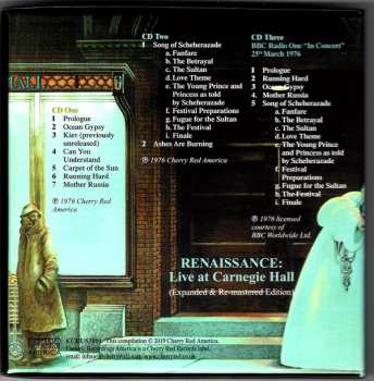 3CD/Coffret Renaissance: Live At Carnegie Hall