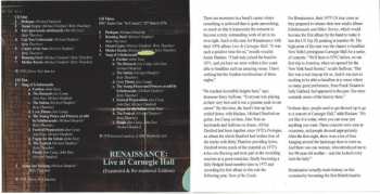 3CD/Coffret Renaissance: Live At Carnegie Hall