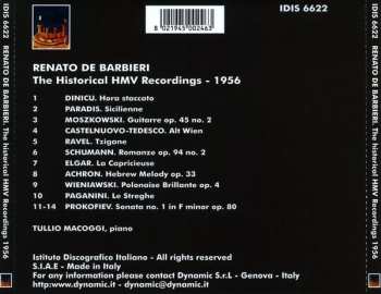 CD Renato De Barbieri: The Historical HWV Recordings, 1956 