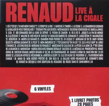 6LP/4CD/DVD/Coffret Renaud: Live À La Cigale