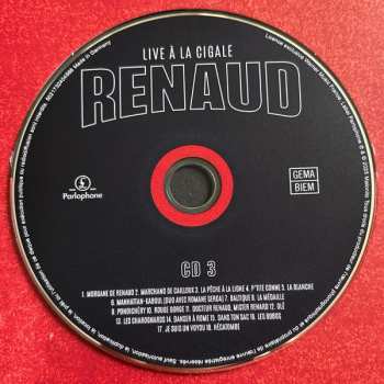 6LP/4CD/DVD/Coffret Renaud: Live À La Cigale