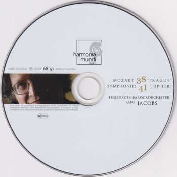 CD Wolfgang Amadeus Mozart: Symphonies 38 "Prague" & 41 "Jupiter" DIGI