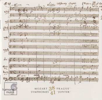 CD Wolfgang Amadeus Mozart: Symphonies 38 "Prague" & 41 "Jupiter" DIGI