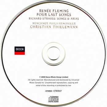 CD Richard Strauss: Four Last Songs. Songs & Arias