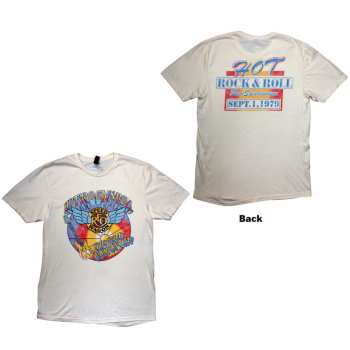 Marchandises REO Speedwagon: Reo Speedwagon Unisex T-shirt: Kansas (natural) (back Print) (small) S