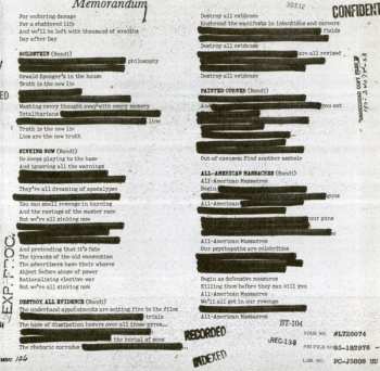 CD Report Suspicious Activity: Destroy All Evidence