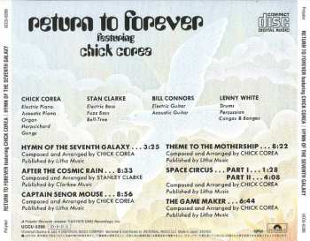 CD Return To Forever: Hymn Of The Seventh Galaxy