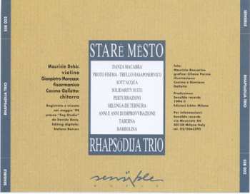CD Rhapsodija Trio: Staré Město