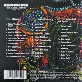 3CD/Coffret Rhinoceros: The Elektra Albums 1968-1970 DIGI