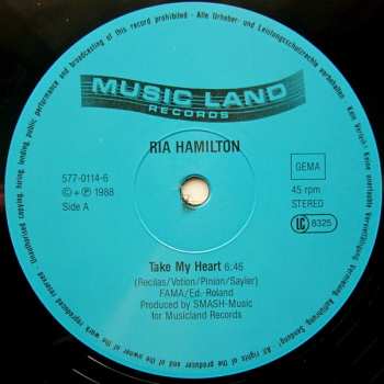 LP Ria Hamilton: Take My Heart
