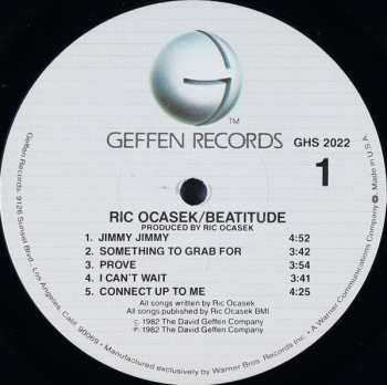 LP Ric Ocasek: Beatitude